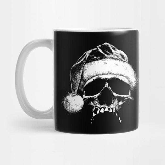 Santa Claus-Skull-Christmas-Humor-Death by StabbedHeart